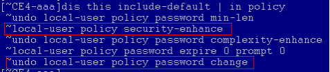 FAQ-CE交换机为什么登录时总提示需要修改初始密码